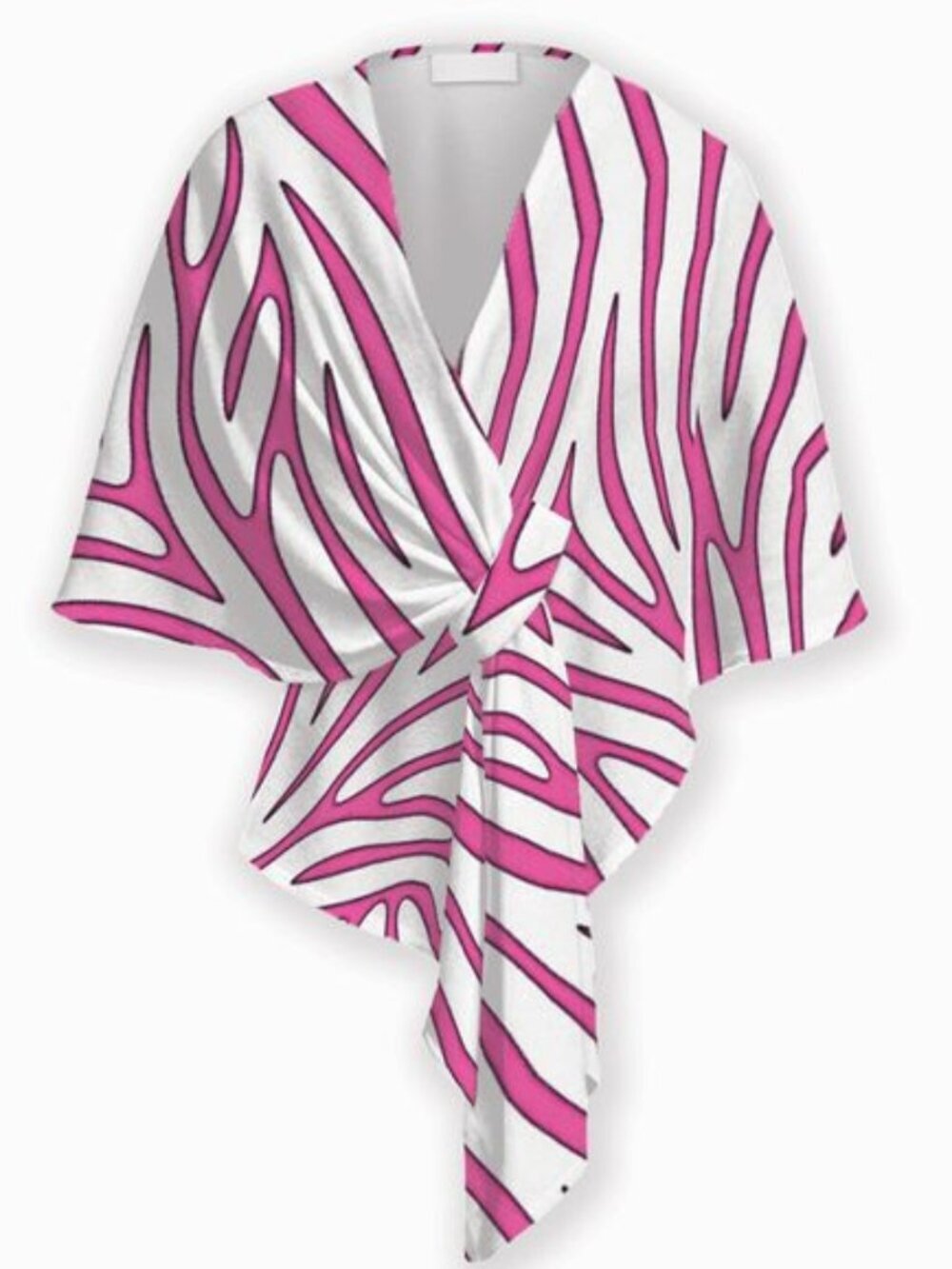 Hot Pink Karima Curved Wrap – Preorder